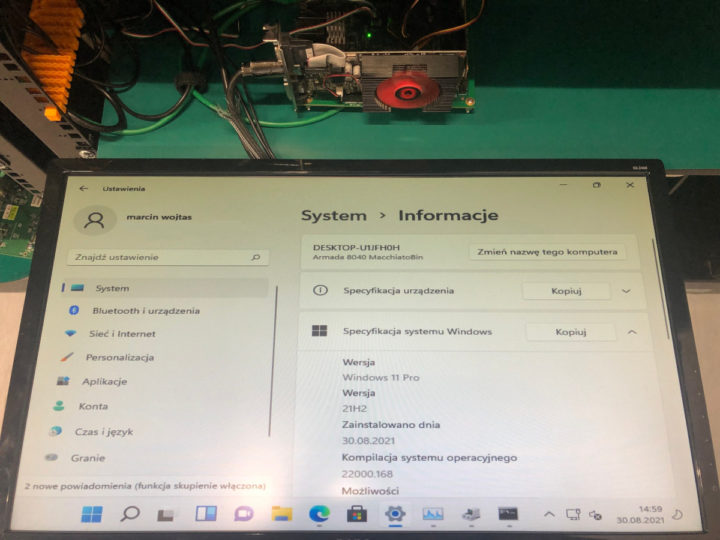 Windows 11 on Arm SystemReady ES compliant MacchiatoBin board