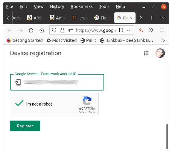 Android Device Registration