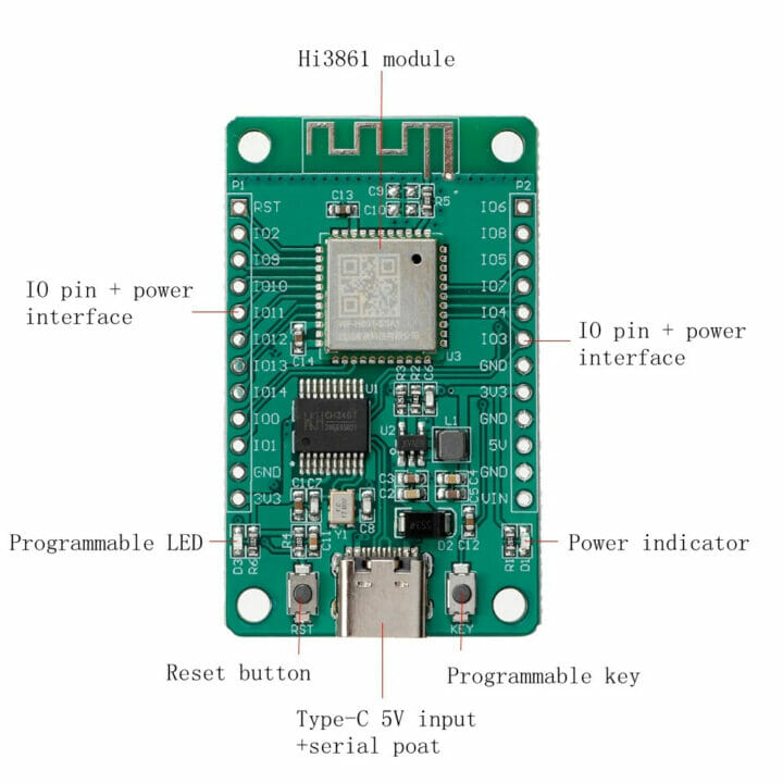 Hi3861 WiFi IoT board