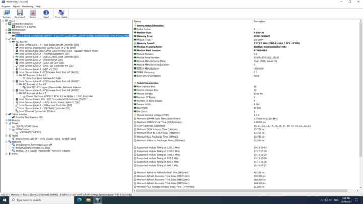 MINIX NGC-5 memory info