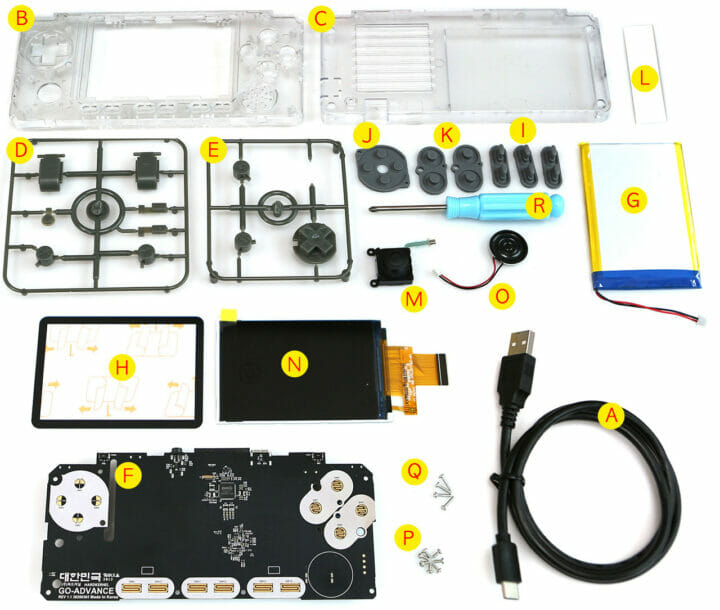 ODROID GO-Advance Black Edition Kit