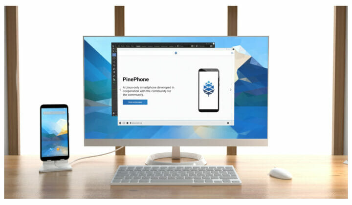 PinePhone Pro Mobile Desktop Convergence