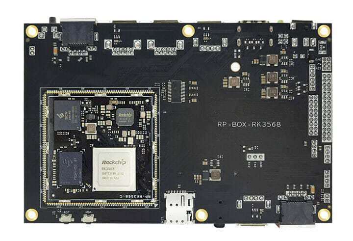 RP-Box-RK3568 with soldered CPU module