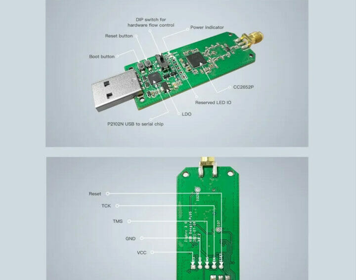 Placa de Sonoff Zigbee 3.0 USB Dongle