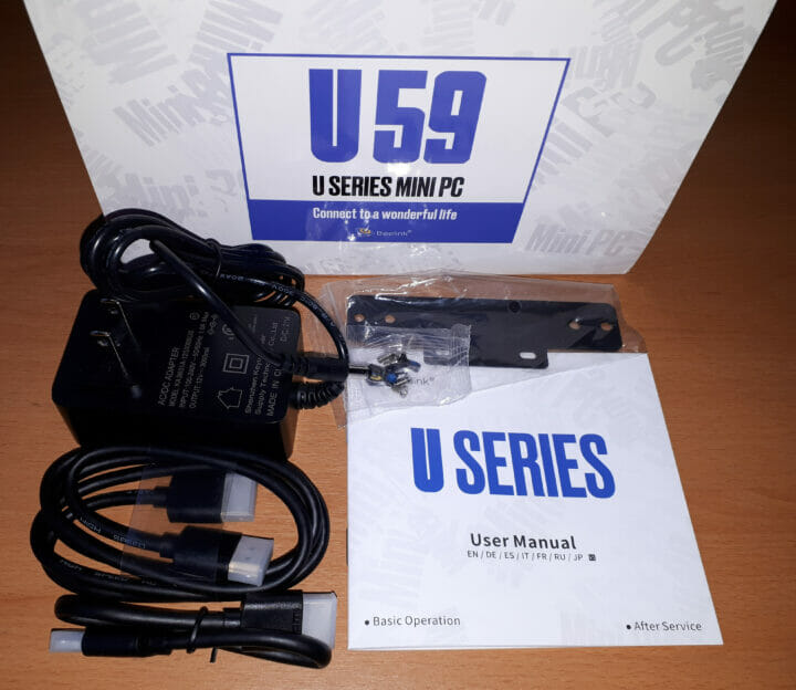 Beelink U59 unboxing