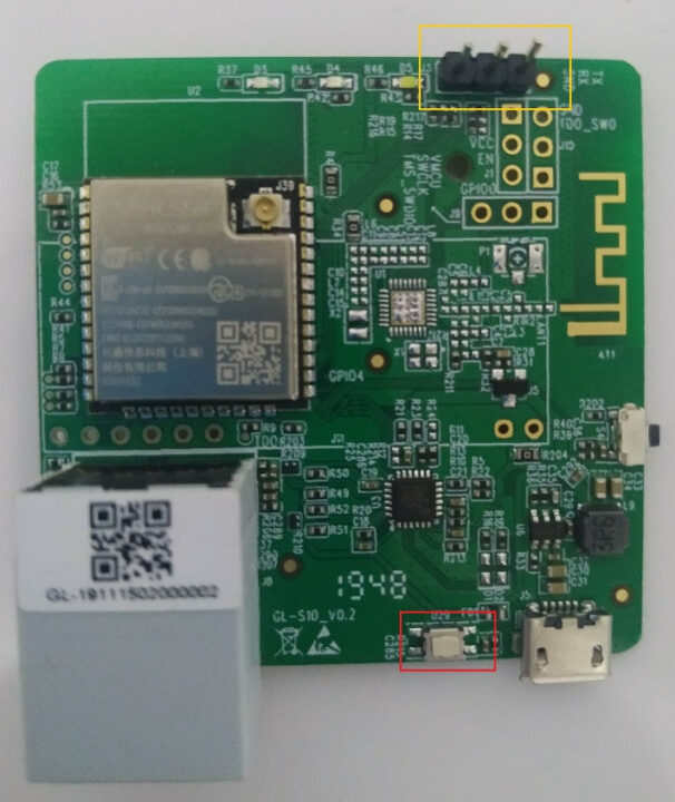 GL-S10 board ESP32 BLE to MQTT gateway