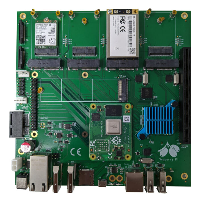 M.2 & mPCIe sockets with Raspberry Pi Compute Module 4