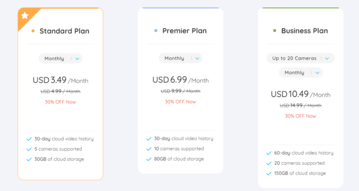 Reolink cloud plans