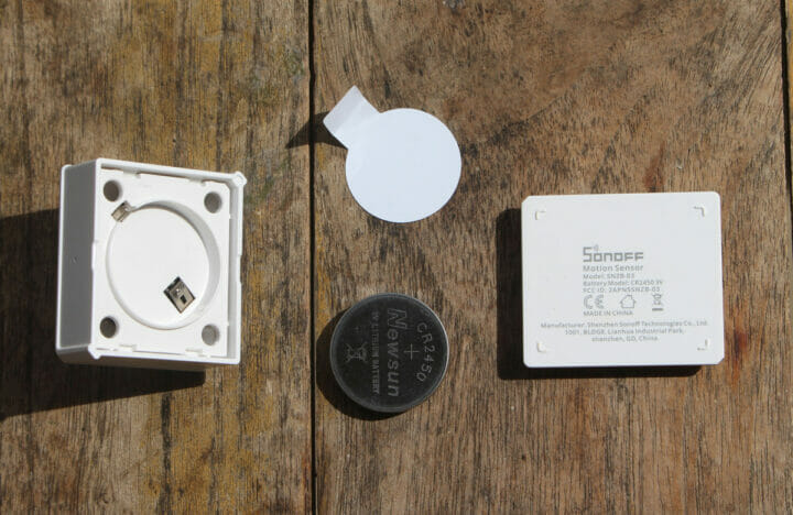 Batería del sensor de movimiento Sonoff
