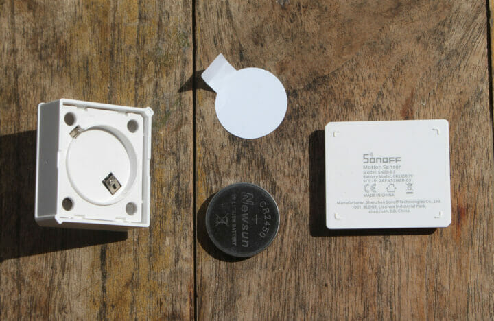 Sonoff motion sensor battery