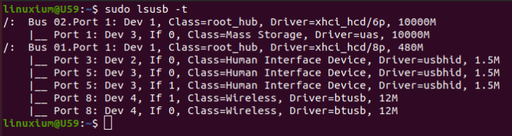 ubuntu front usb 10 Gbps