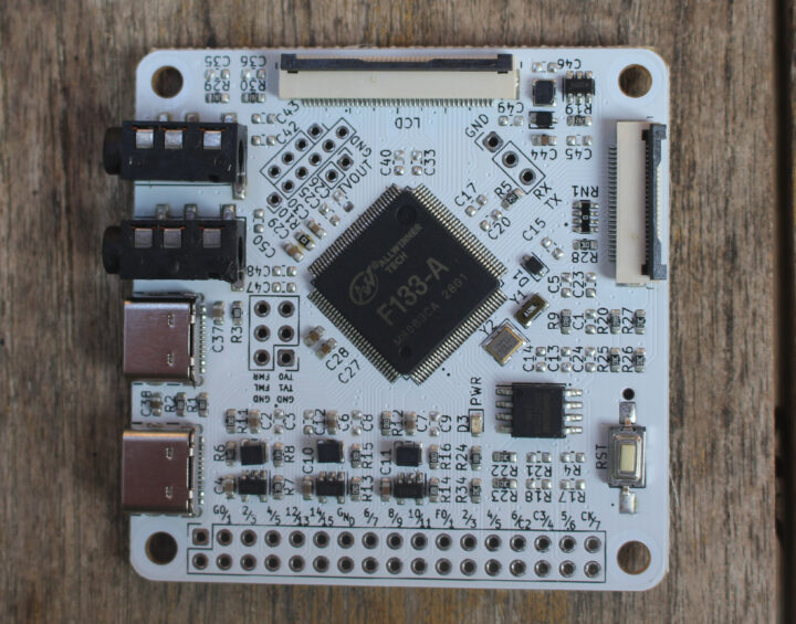 Allwinner F133-A open source hardware