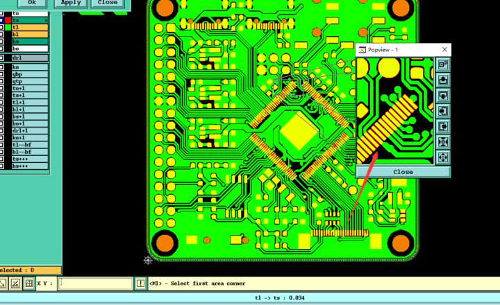 Gerber solder mask