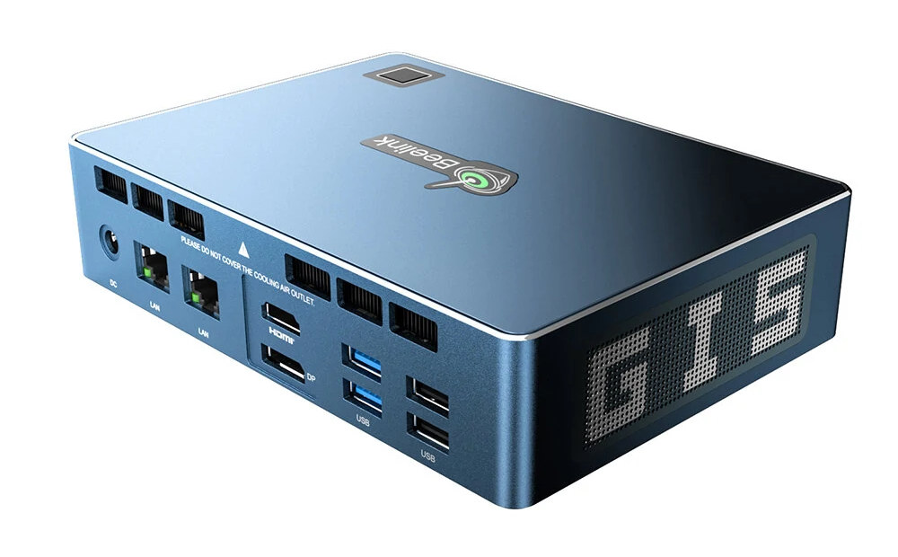 Tiger Lake Mini PC dual 2.5GbE HDMI, DisplayPort