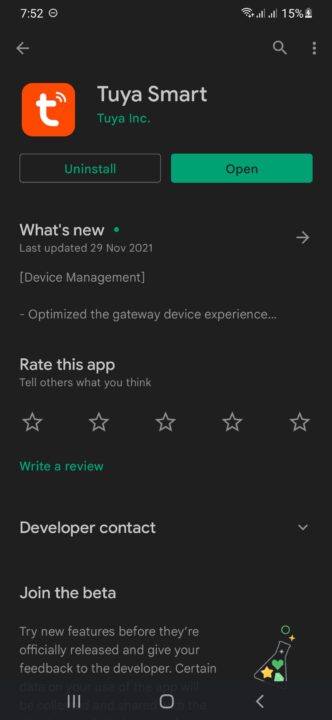 Tuya Smart App Google Play Store