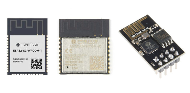 ESP32-S3 vs ESP32-C3 vs ESP8266 modules