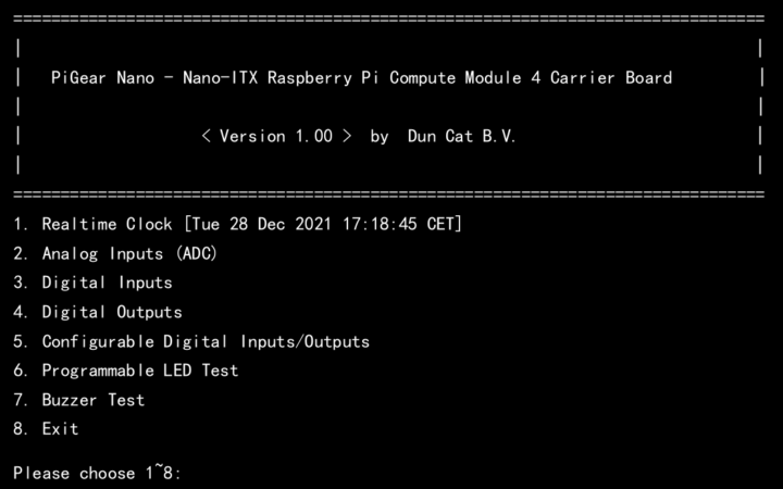 PiGearNano configuration script