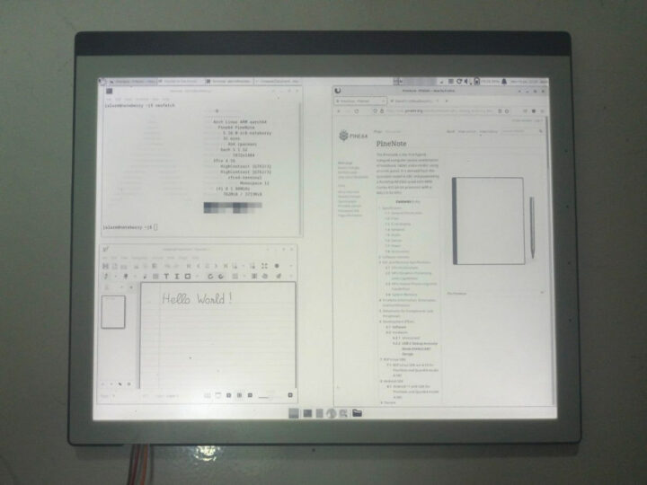 PineNote Arch Linux Arm