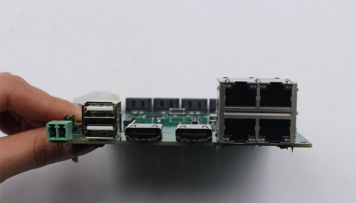 Raspberry Pi CM4 quad Ethernet dual HDMI