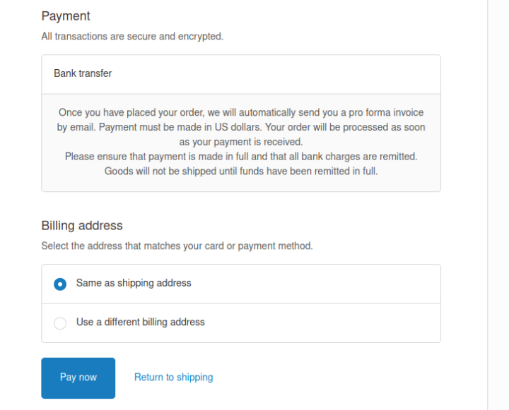 Raspberry Pi Direct Payment