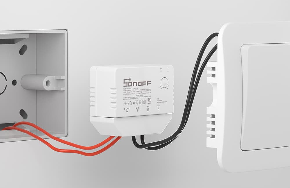 Sonoff Zbmini L Zigbee 3 0 Smart Switch Works Without Neutral Wire Cnx - Wifi Wall Switch Without Neutral Wires