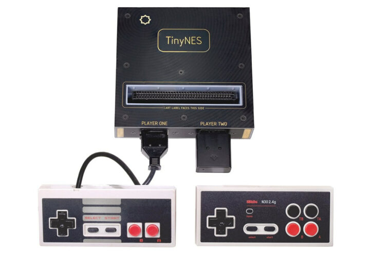 TinyNES open-source hardware NES game console