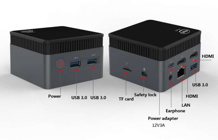 ZX01 Palm-sized Celeron N5105 mini PC