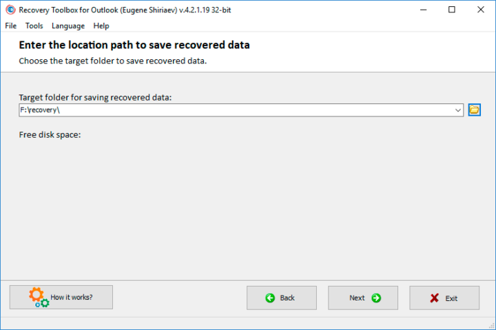 recovered data path