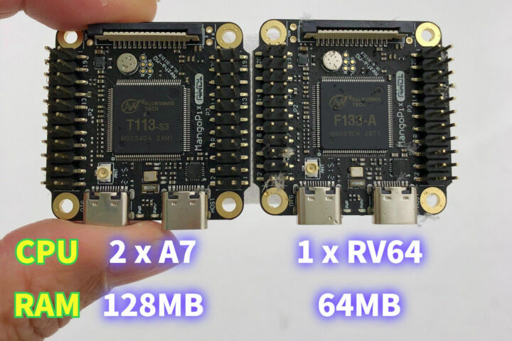 Arm RISC-V MangoPi MQ boards