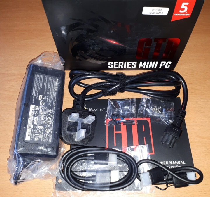 Beelink GTR5 power supply accessories