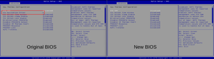 Beelink GTi11 bios difference