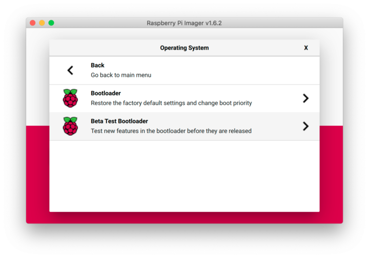 Beta Test Booloader for Raspberry Pi Network Install