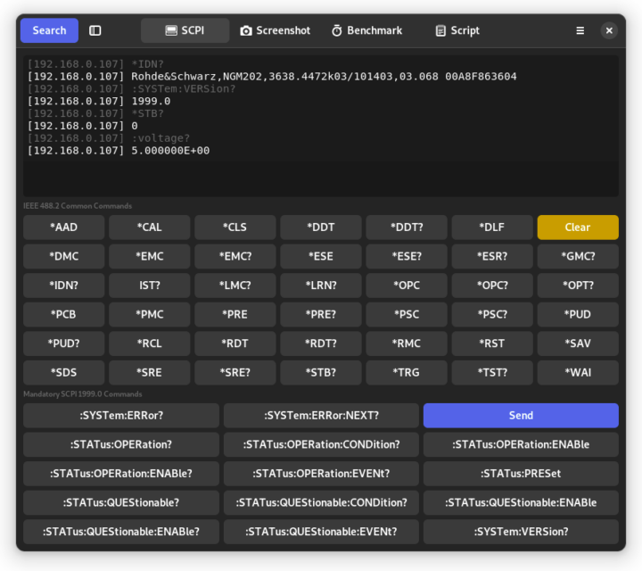 LXI Tools GUI