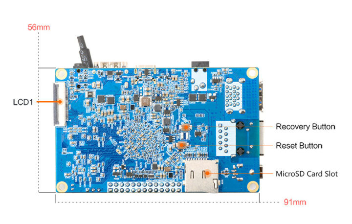 Rockchip RK3399 SBC LCD connector