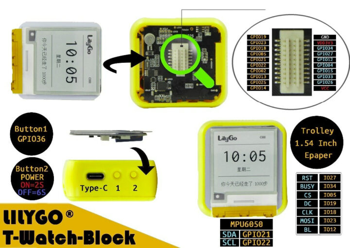 TTGO T-Block pinout