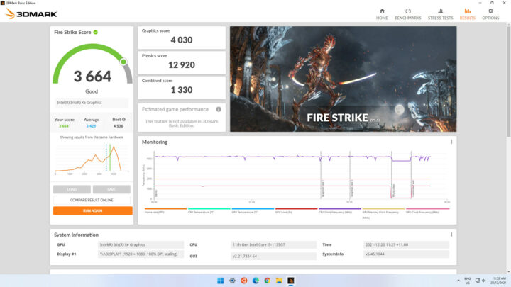 3dmark fire strike nvme gen 4