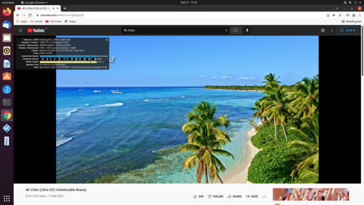 ubuntu 1440p 30fps chrome