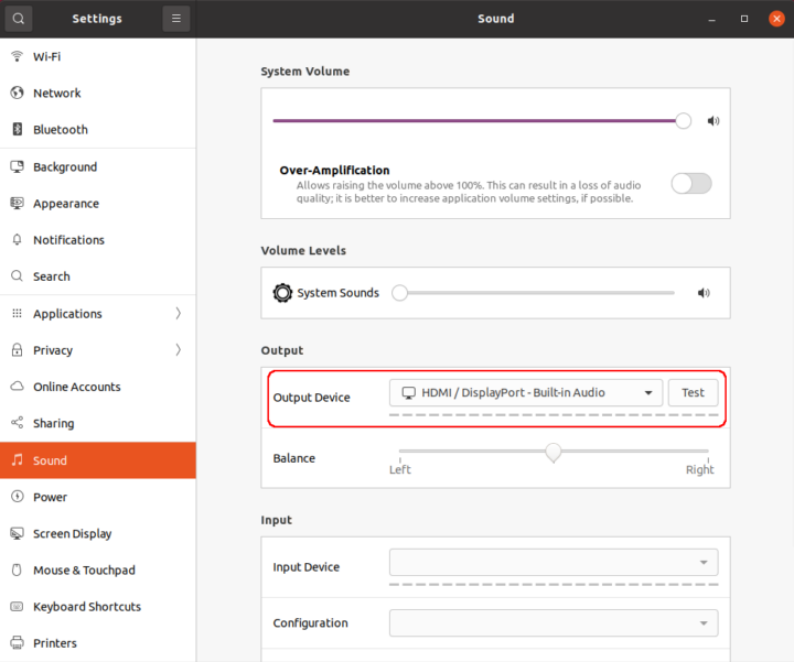 ubuntu hdmi audio fix