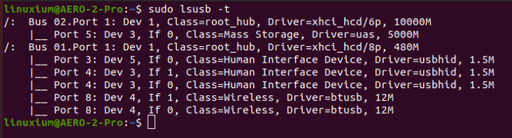 ubuntu slow 5Gbps usb