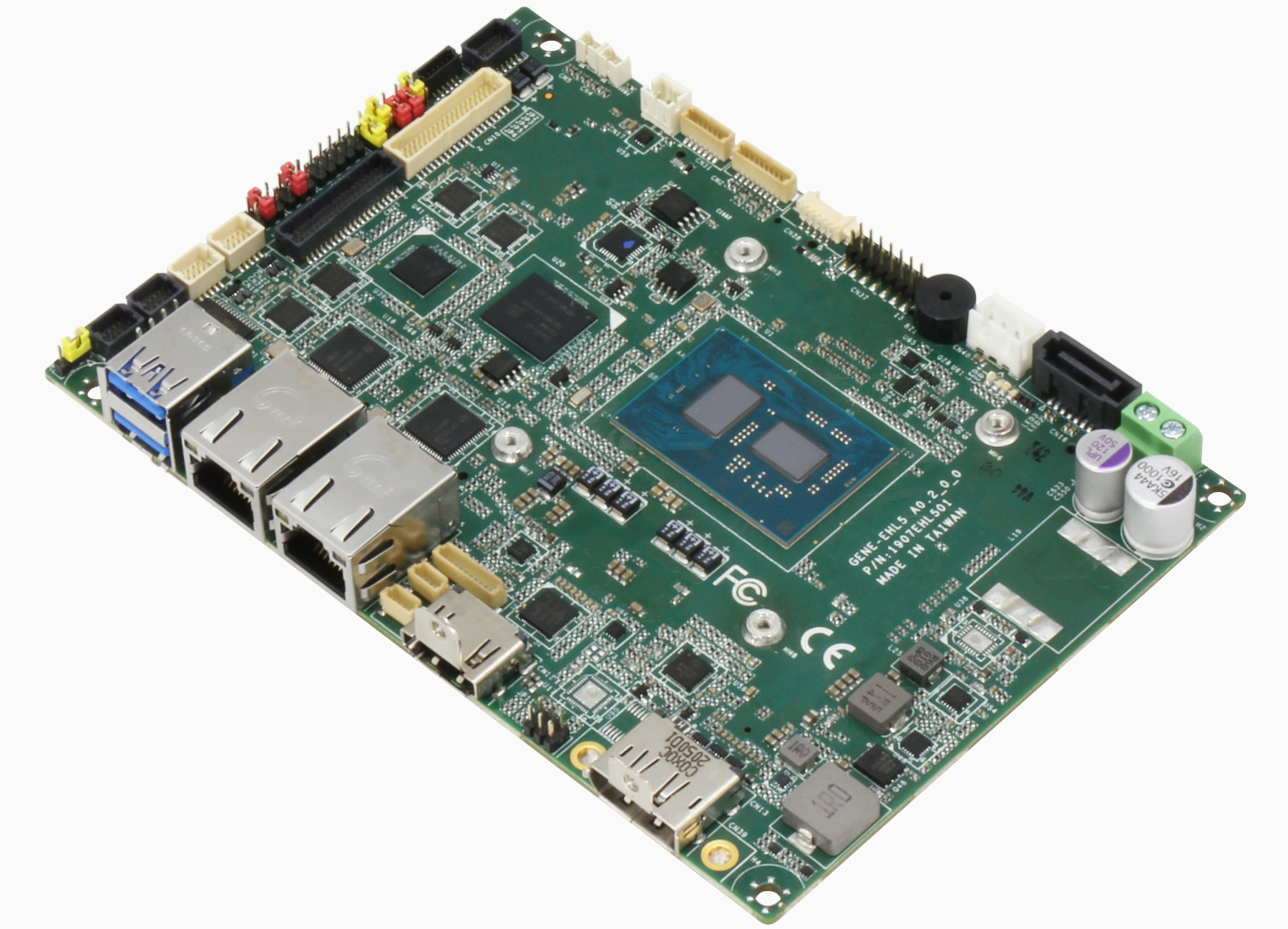 3.5-inch Elkhart Lake SBC offers dual GbE, 4x M.2 sockets, 5G cellular support