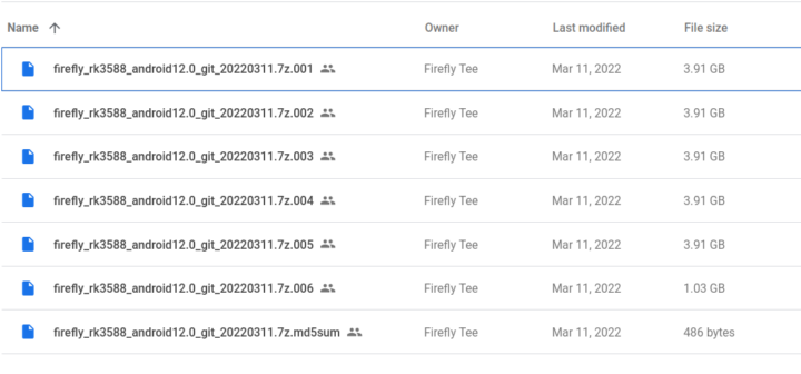 Firefly RK3588 Android 12 SDK