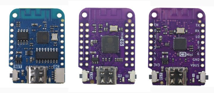 LOLIN D1 Mini vs S2-Mini vs C3-Mini