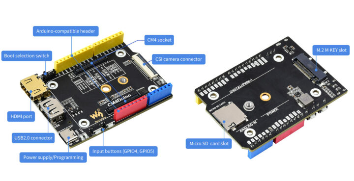 Raspberry Pi CM4 Arduino carrier board