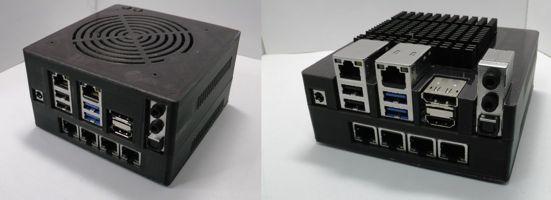 DIY ODROID-H2 SBC case