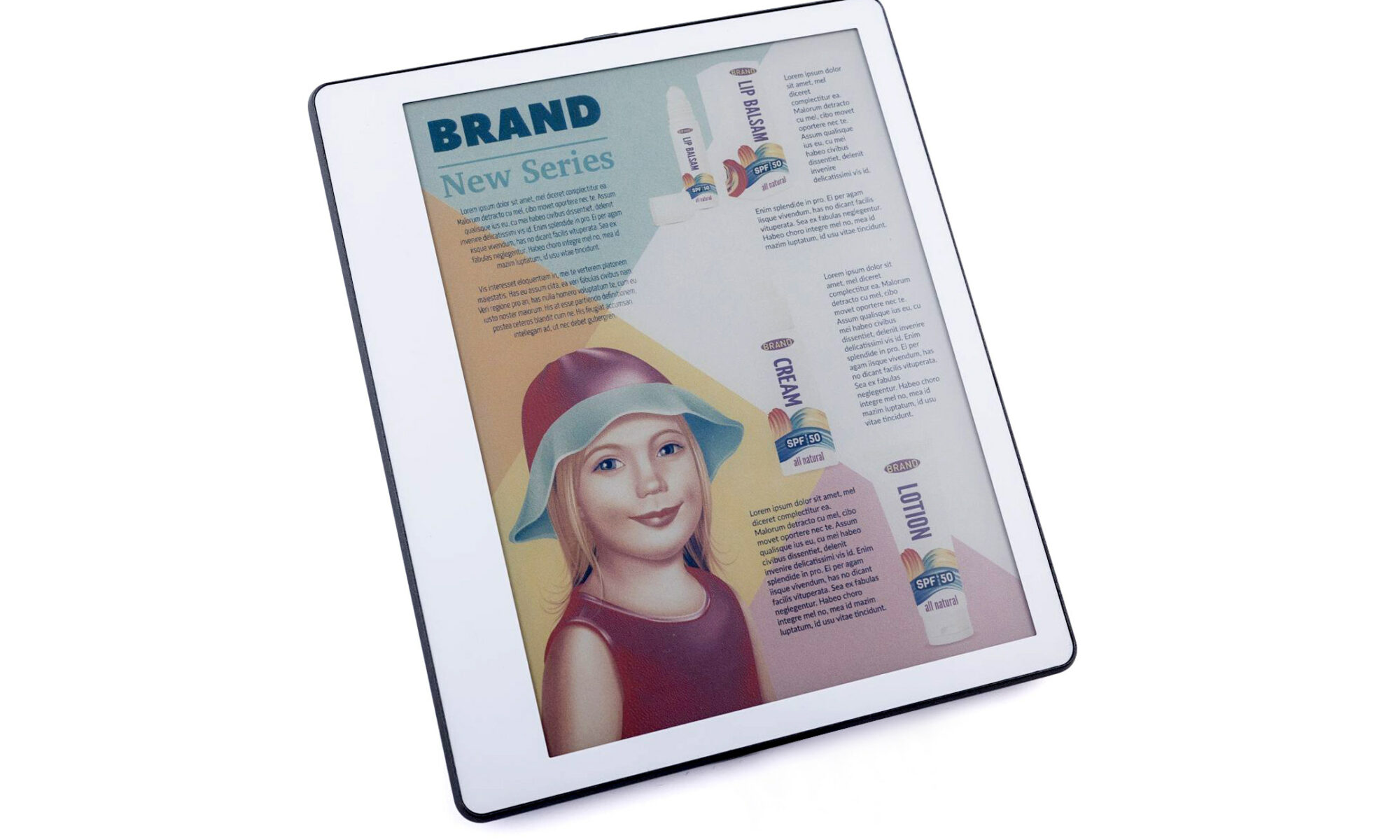 E Ink Gallery 3 color epaper display