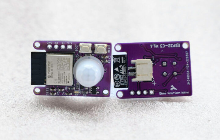 ESP32-C3 board with PIR sensor