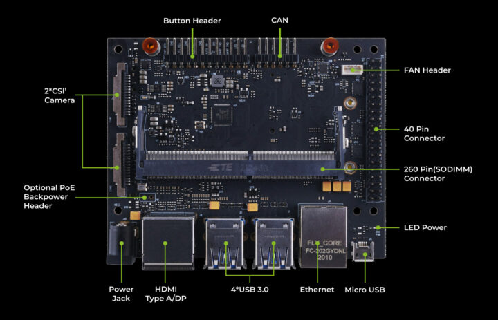 Jetson A206 carrier board with CAN bus