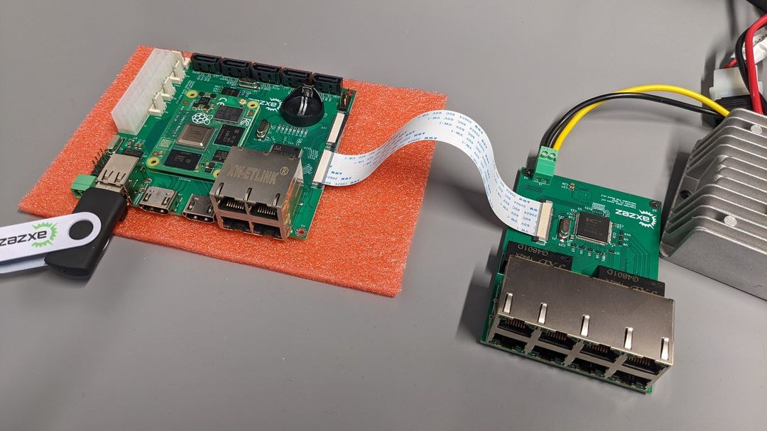 Raspberry Pi CM4 8-port PoE expansion