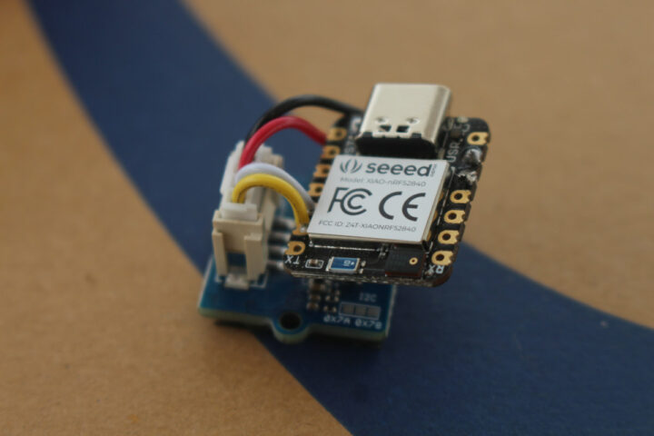 Solder OLED display to Xiao BLE Sense