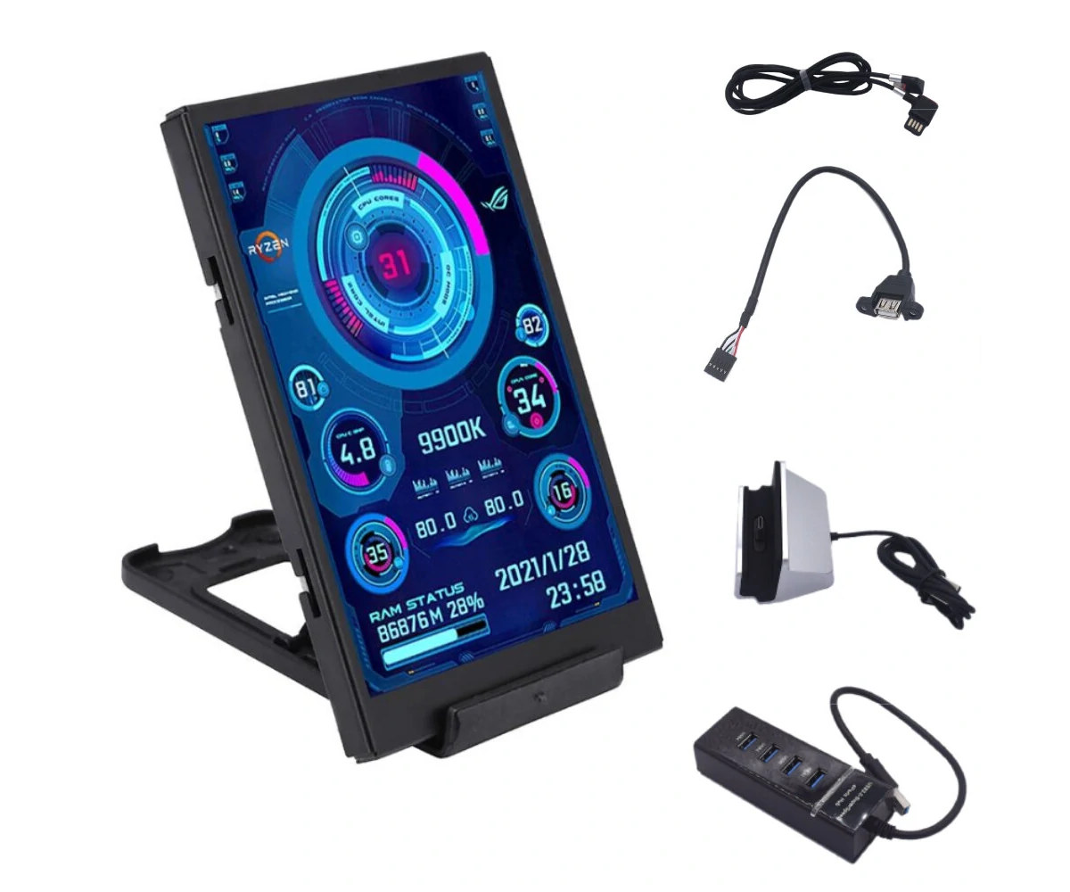 Forventer Lydighed hjemmelevering Turing Smart Screen - A low-cost 3.5-inch USB Type-C information display -  CNX Software